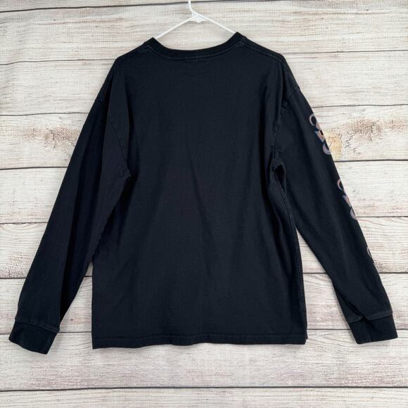 Quiksilver Surfers of Fortune Collection Long Sleeve T-Shirt‎ Men's Medium Black - Picture 2 of 13